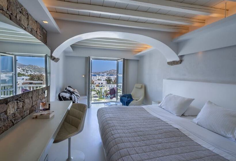수피리어 룸 바다 전망, Semeli Hotel Mykonos