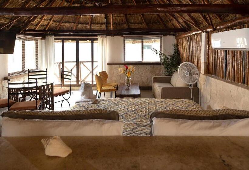 בקתה סטנדרטית עם נוף לים, Amar Inn