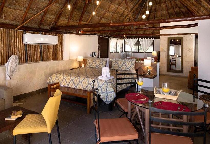 בקתה סטנדרטית עם נוף לים, Amar Inn