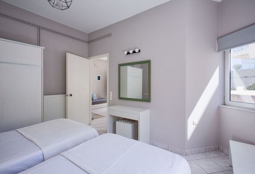 Апартаменты 1 Спальня Боковой Вид на Море, Yasmine Apartments