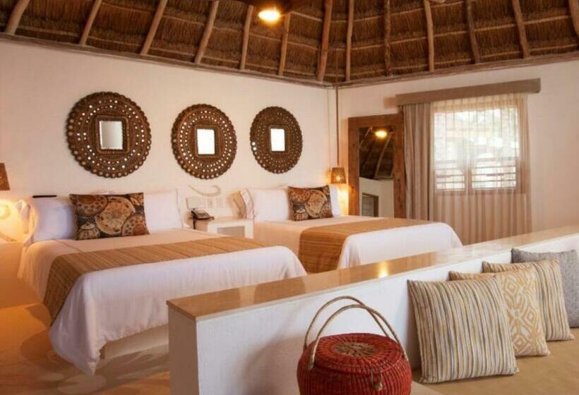 디럭스 룸 바다 전망, Mahekal Beach Front Resort & Spa