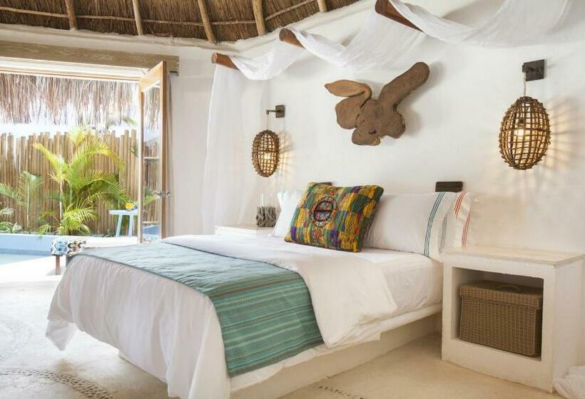 디럭스 룸 바다 전망, Mahekal Beach Front Resort & Spa