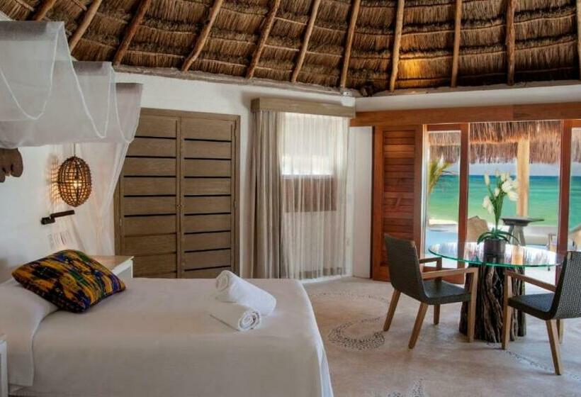 디럭스 룸 바다 전망, Mahekal Beach Front Resort & Spa