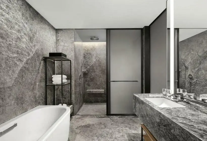 اتاق دلوکس با تخت کینگ و چشم‌انداز شهر, Courtyard Taiyuan