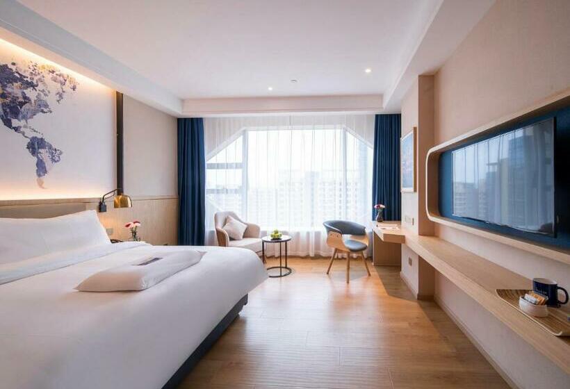 חדר סטנדרט עם מיטת קווין, Kyriad Hotel Heyuan Taoyuan International Store