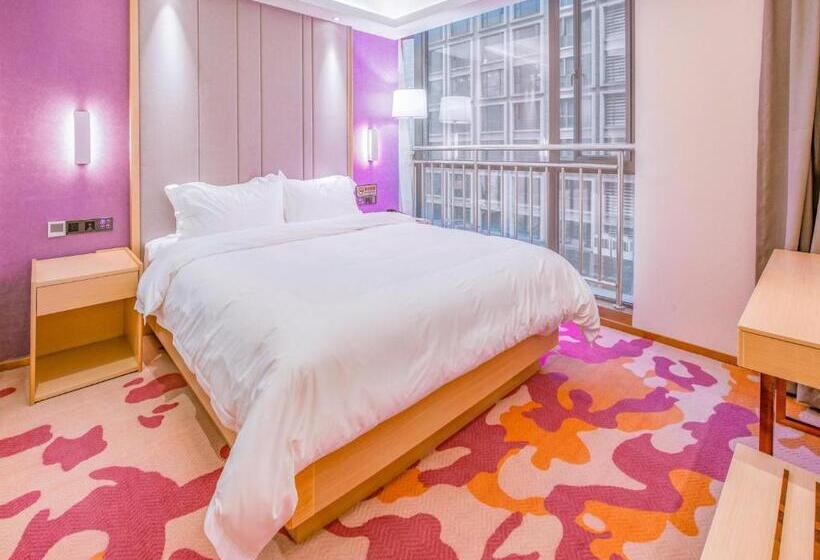 キングサイズベッドのデラックスルーム, Lavande Hotel Chongqing Jiangbei Intemational Airport Teminal T3 Shop
