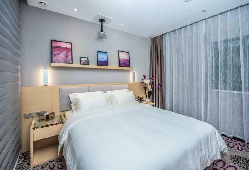 キングサイズベッドのデラックスルーム, Lavande Hotel Chongqing Tongliang Wanda Plaza Gas Tower