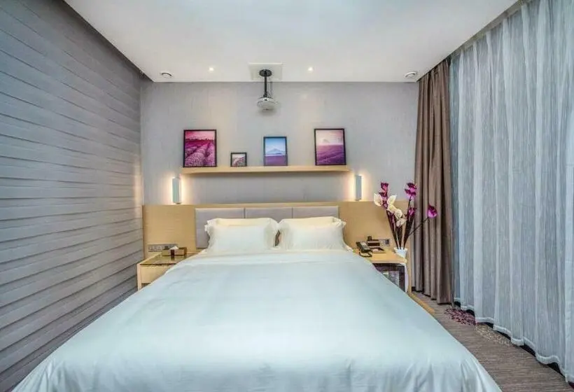 キングサイズベッドのデラックスルーム, Lavande Hotel Chongqing Tongliang Wanda Plaza Gas Tower