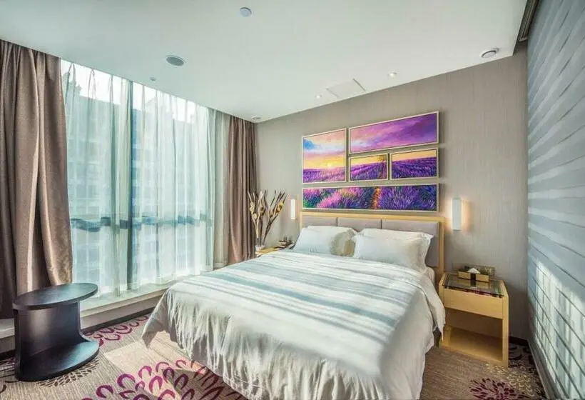 キングサイズベッドのスタンダードルーム, Lavande Hotel Chongqing Tongliang Wanda Plaza Gas Tower