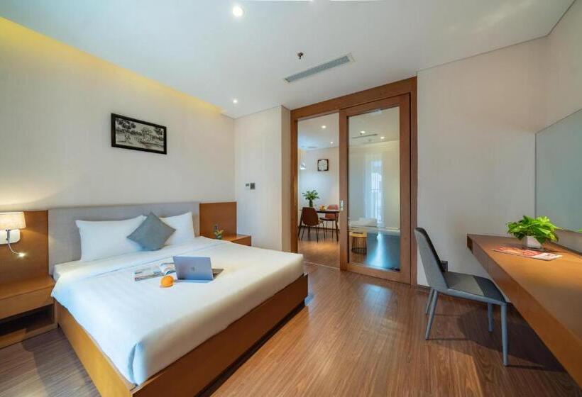 غرفة قياسية مزوَّدة بشُرفة, Dhts Business Hotel & Apartment