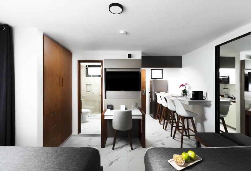 １ベッドルームアパートメント, Seven Boutique Apartments Cancún