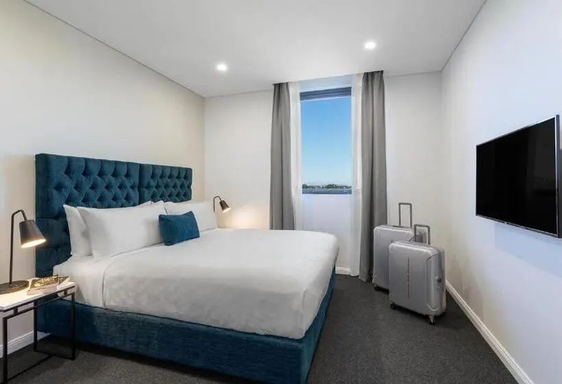 デラックススイートの３ベッドルーム, Meriton Suites Coward Street, Mascot