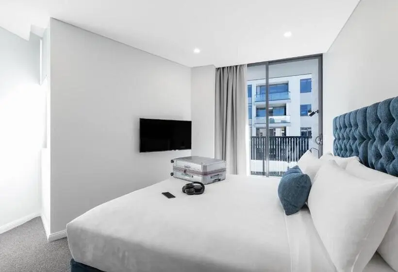 デラックススイートの３ベッドルーム, Meriton Suites Coward Street, Mascot