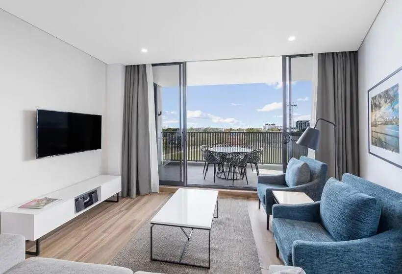 デラックススイートの３ベッドルーム, Meriton Suites Coward Street, Mascot