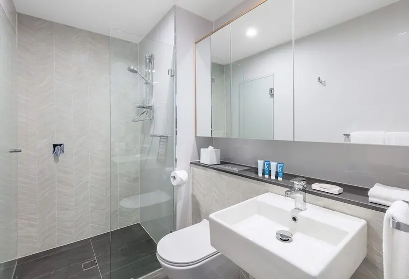 デラックススイートの３ベッドルーム, Meriton Suites Coward Street, Mascot