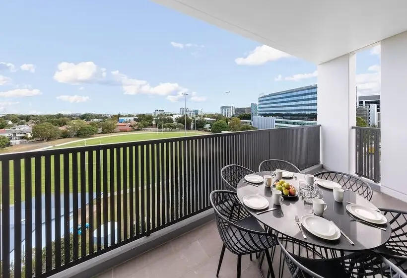 デラックススイートの３ベッドルーム, Meriton Suites Coward Street, Mascot