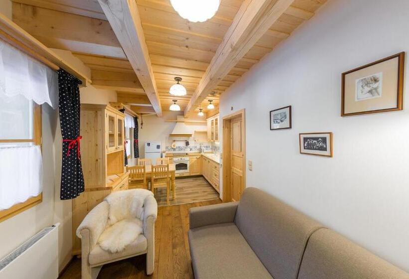 Апартаменты Дюплекс 1 Спальня, Valašské Chalupy Resort