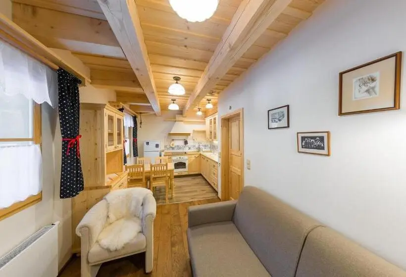 １ベッドルームドゥプレックスアパートメント, Valašské Chalupy Resort