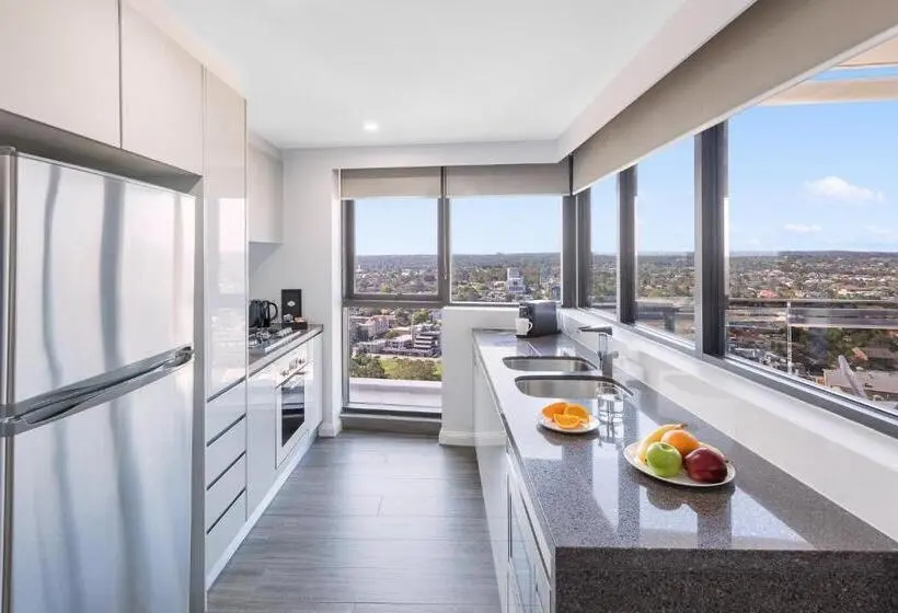 ２ベッドスイートルーム, Meriton Suites Church Street, Parramatta