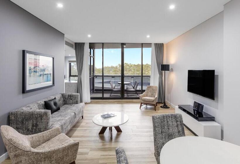 带2个卧室的套房, Meriton Suites Church Street, Parramatta