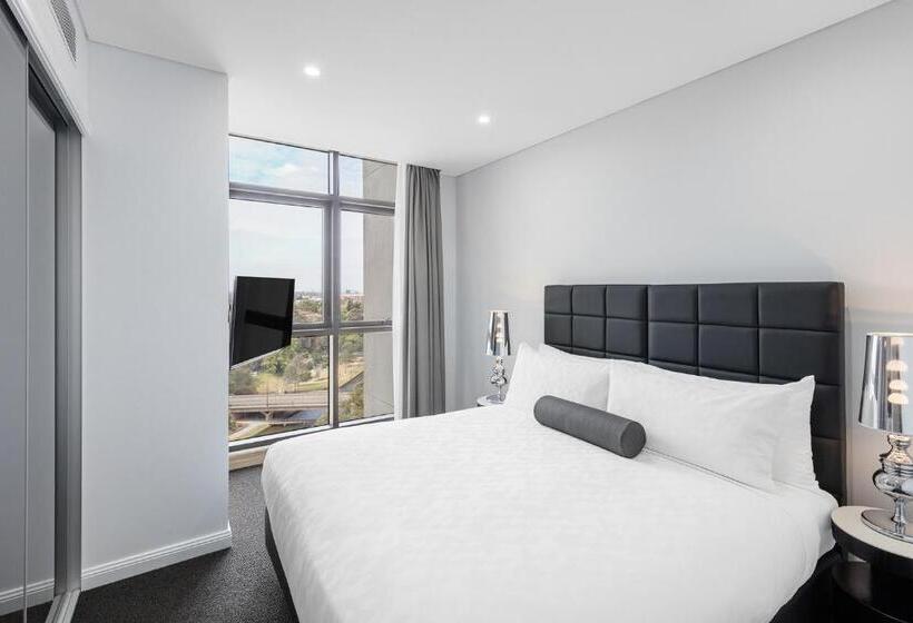 带3个卧室的套间, Meriton Suites Church Street, Parramatta