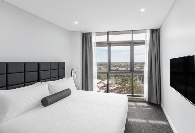 带3个卧室的套间, Meriton Suites Church Street, Parramatta