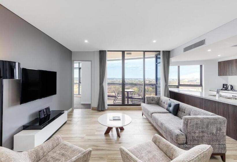 带3个卧室的套间, Meriton Suites Church Street, Parramatta
