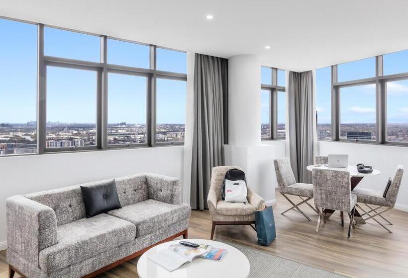 带2个卧室的套房, Meriton Suites Church Street, Parramatta