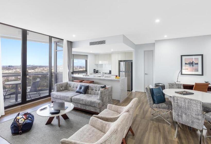 带3个卧室的套间, Meriton Suites Church Street, Parramatta