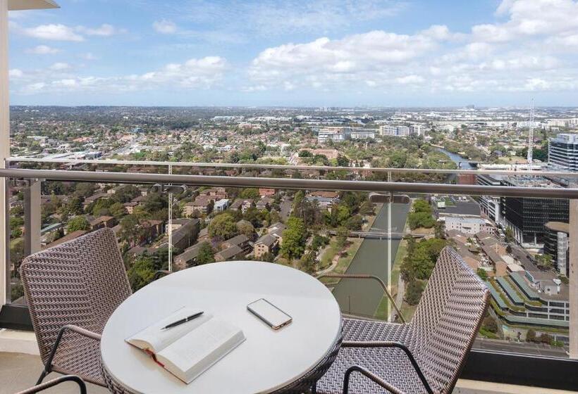 带3个卧室的套间, Meriton Suites Church Street, Parramatta