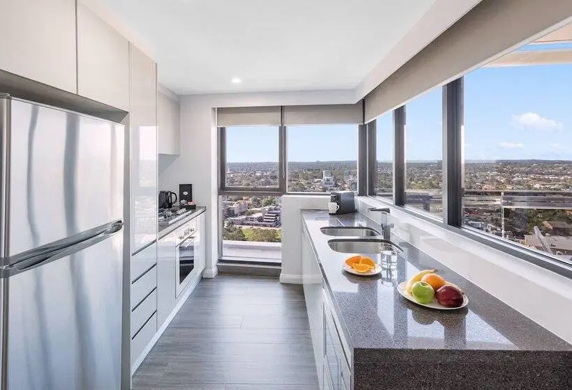 デラックススイート２ベッドルーム, Meriton Suites Church Street, Parramatta