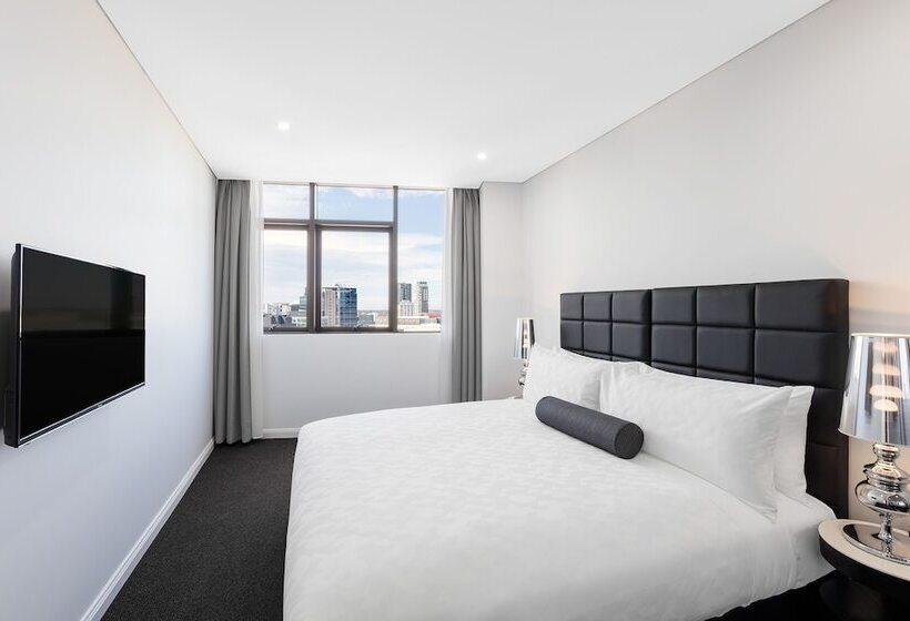 带2个卧室的套房, Meriton Suites Church Street, Parramatta