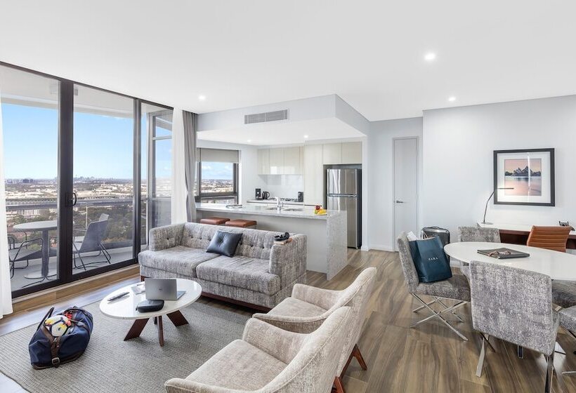 带3个卧室的套间, Meriton Suites Church Street, Parramatta