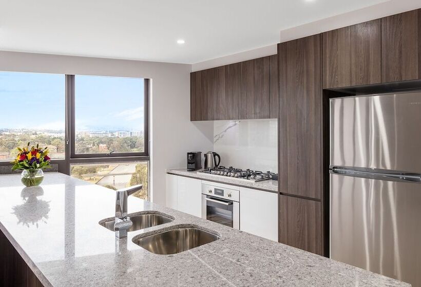 带3个卧室的套间, Meriton Suites Church Street, Parramatta