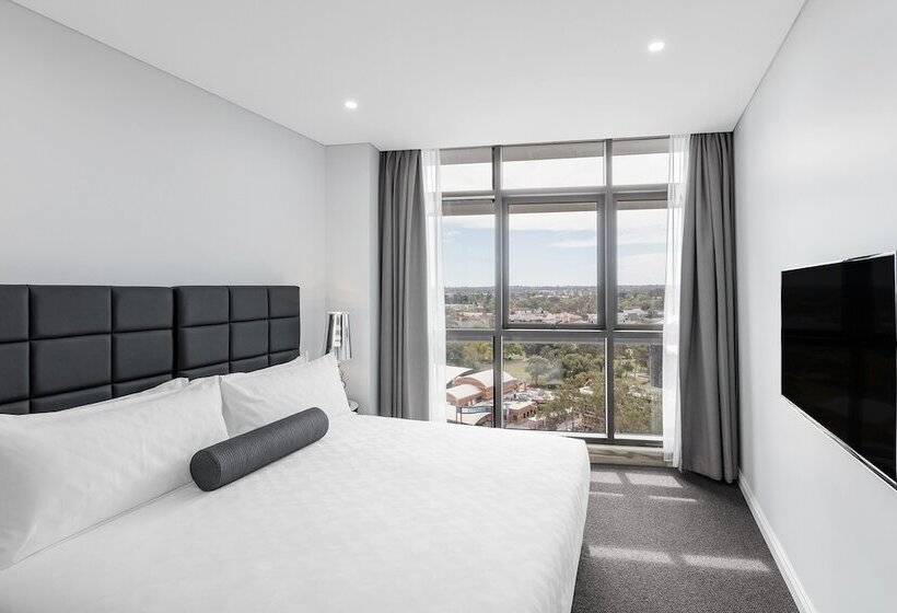 带3个卧室的套间, Meriton Suites Church Street, Parramatta