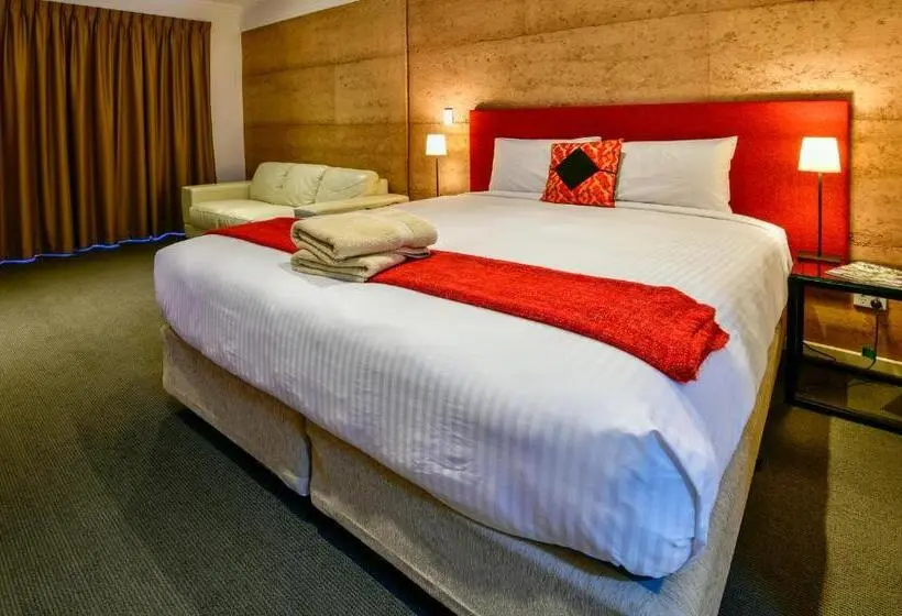 キングサイズベッドのデラックスルーム, Crossroads Ecomotel