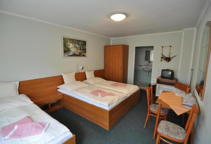 חדר סטנדרט לשלושה עם מרפסת, átrium