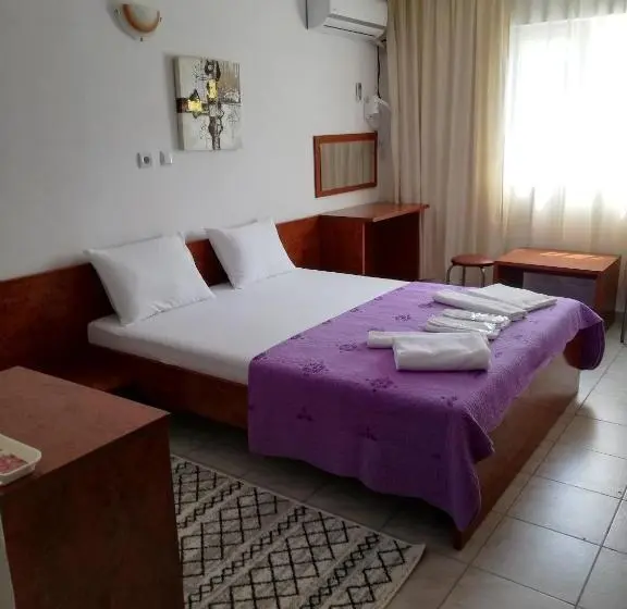 Chambre Quadruple Standard avec Balcon, Panos