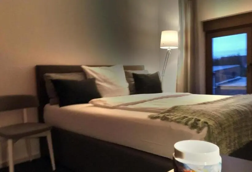 キングサイドベッドのスタンダードワンルーム, Aparthotel Flughafen Leipzig