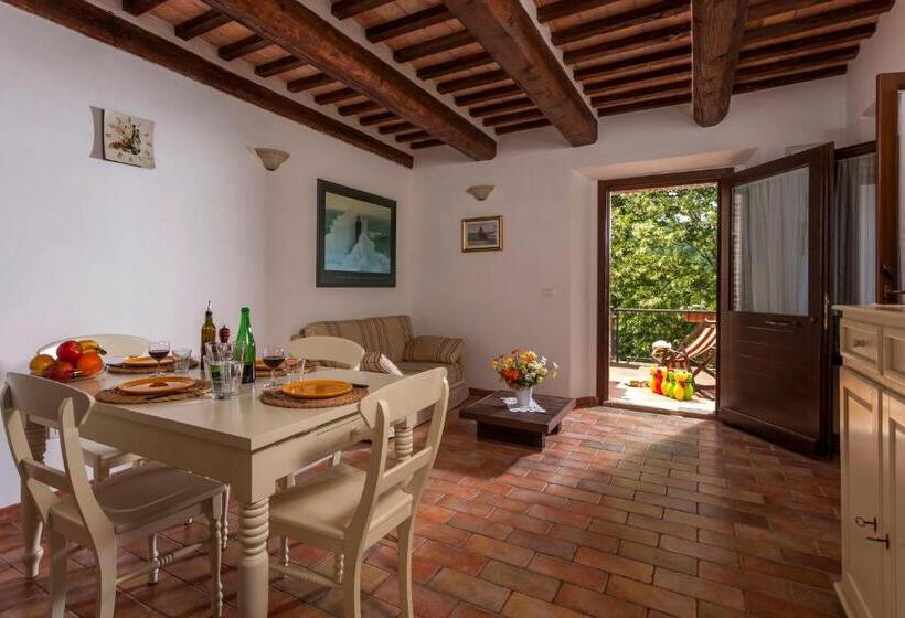 Апартаменты 1 Спальня Вид на Бассейн, Agriturismo Tre Querce
