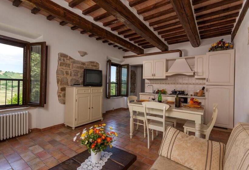 דירת חדר נוף לבריכה, Agriturismo Tre Querce