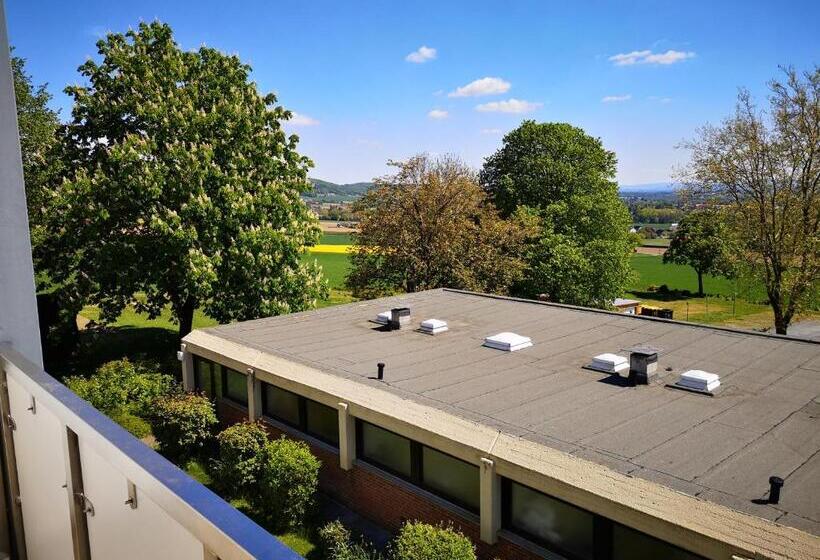 带阳台的标准单人间, Wiehen Therme