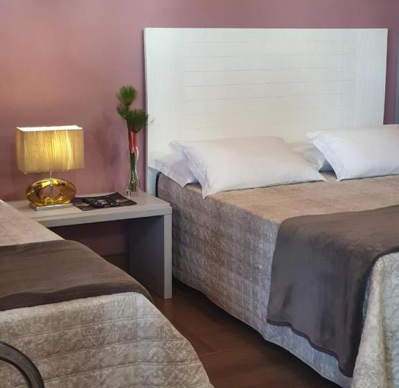 חדר סטנדרט לשלושה עם מרפסת, Ecopousada Serra Verde