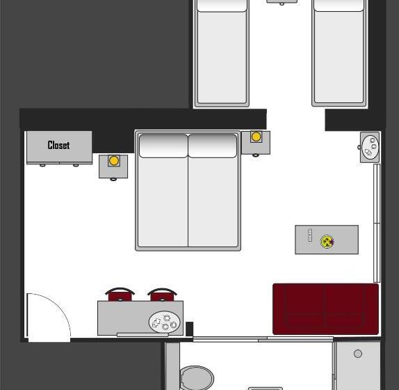 غرفة سوبيريور عائلية, Qi Lin Hotel Restaurant