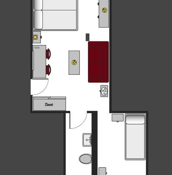 غرفة عائلية مطلّة علي الجبل, Qi Lin Hotel Restaurant