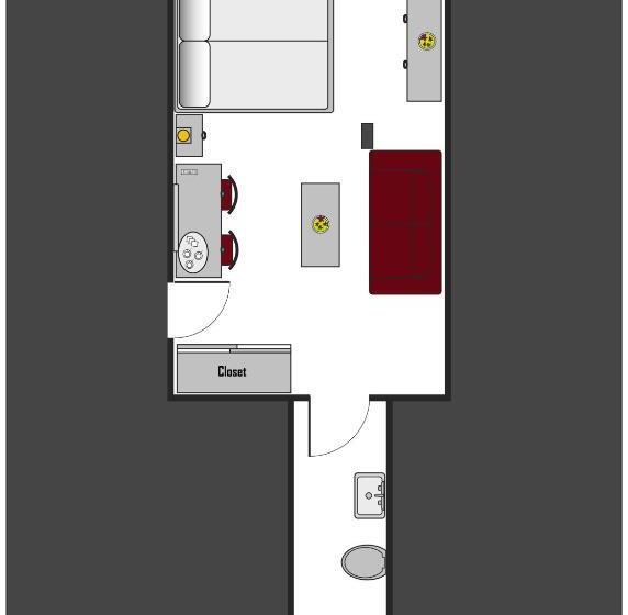 غرفة عائلية مطلّة علي الجبل, Qi Lin Hotel Restaurant