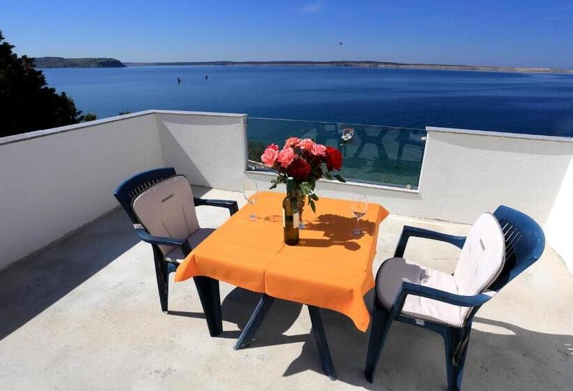 חדר סטנדרט נוף לים עם מרפסת, Pension Augustino