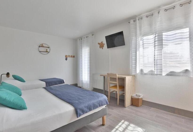 غرفة قياسية ثلاثية مطلة علي الحديقة, Du Cap