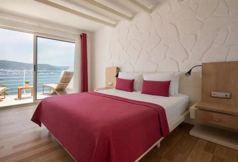 اتاق استاندارد با چشم‌انداز دریا, Agaya Bodrum Adult Only