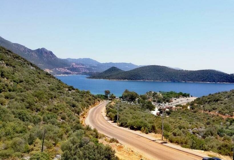 اتاق استاندارد با چشم‌انداز دریا, Kas Sun Glare Otel